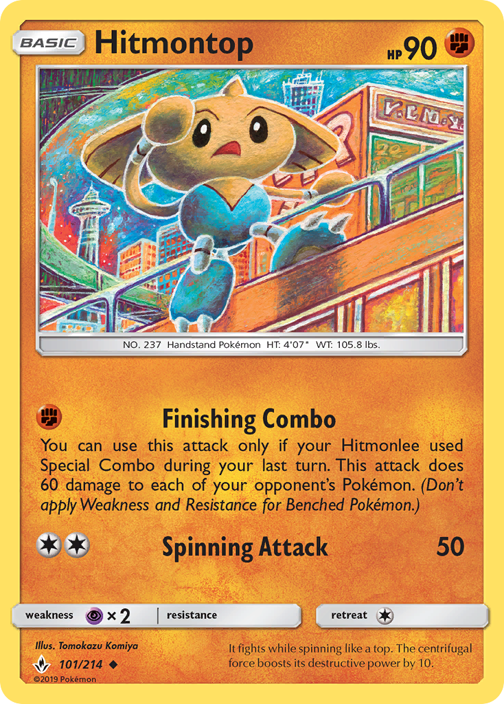 Unbroken Bonds Hitmontop #101/214